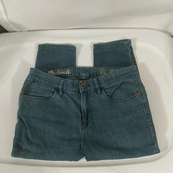 Madewell Denim - Madewell Dark Wash High Riser Skinny Jeans - Size 27 - 31.5" Inseam